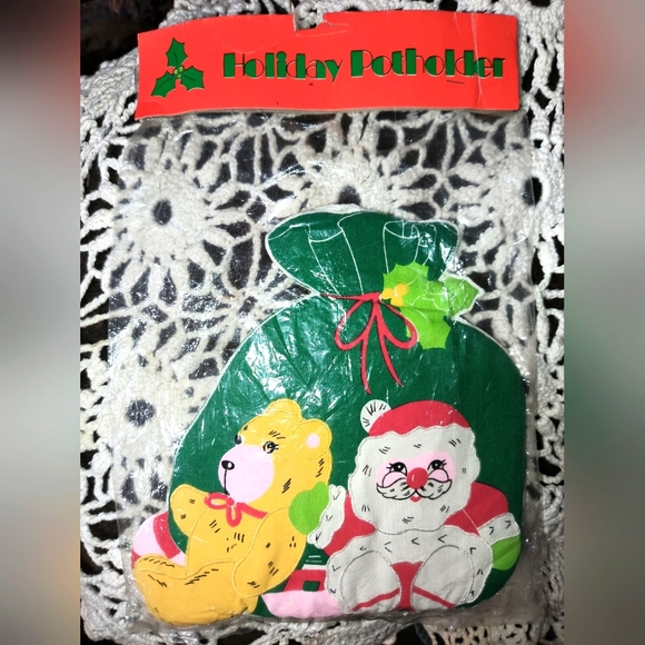 Vintage Holiday Potholder - Picture 1 of 7